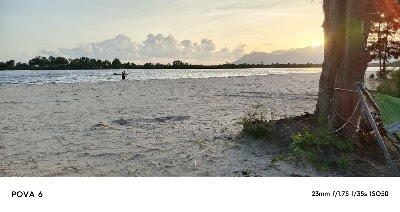 Kampot River beach