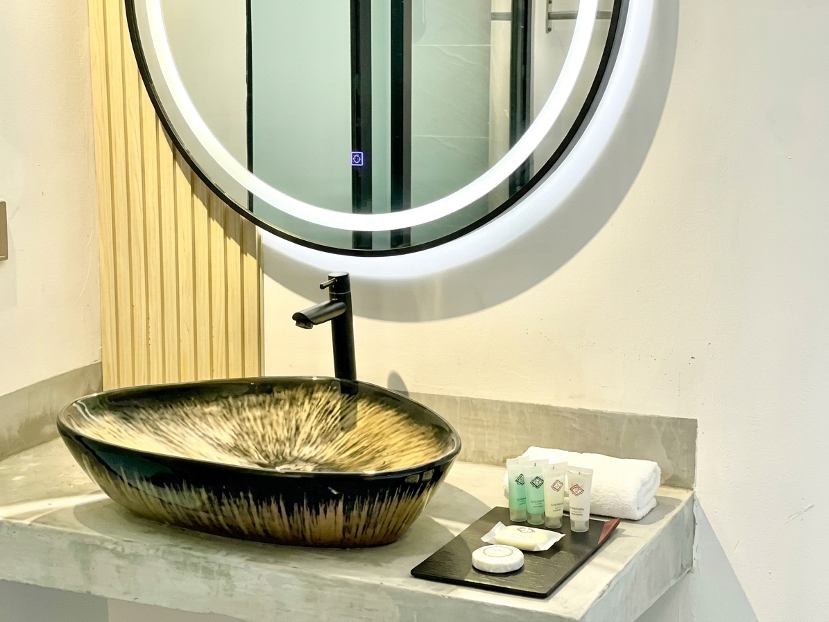 Budget room with shared bathroom