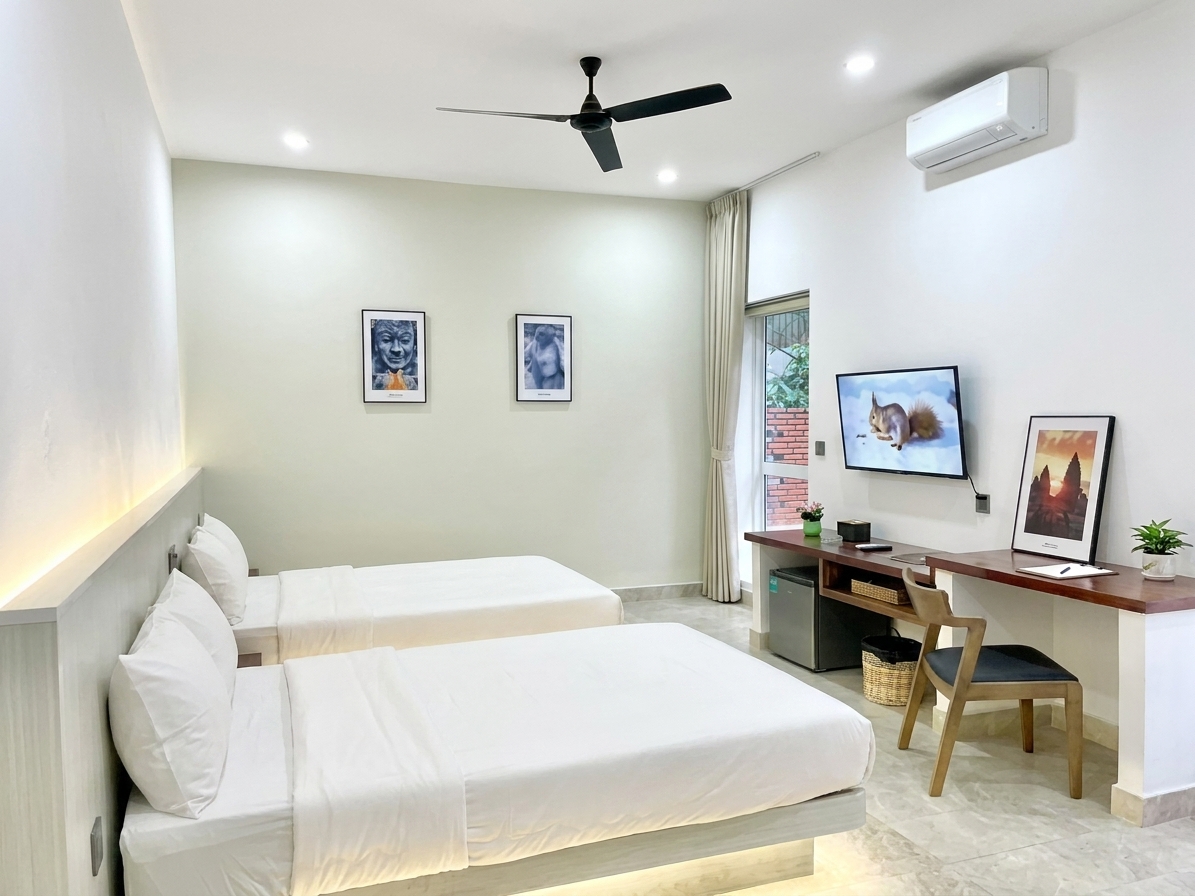 Deluxe Quad room